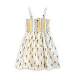 Yo Baby Yellow/Grey Stripe Dress