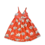 Yo Baby Coral Lotus Dress (Size 8)