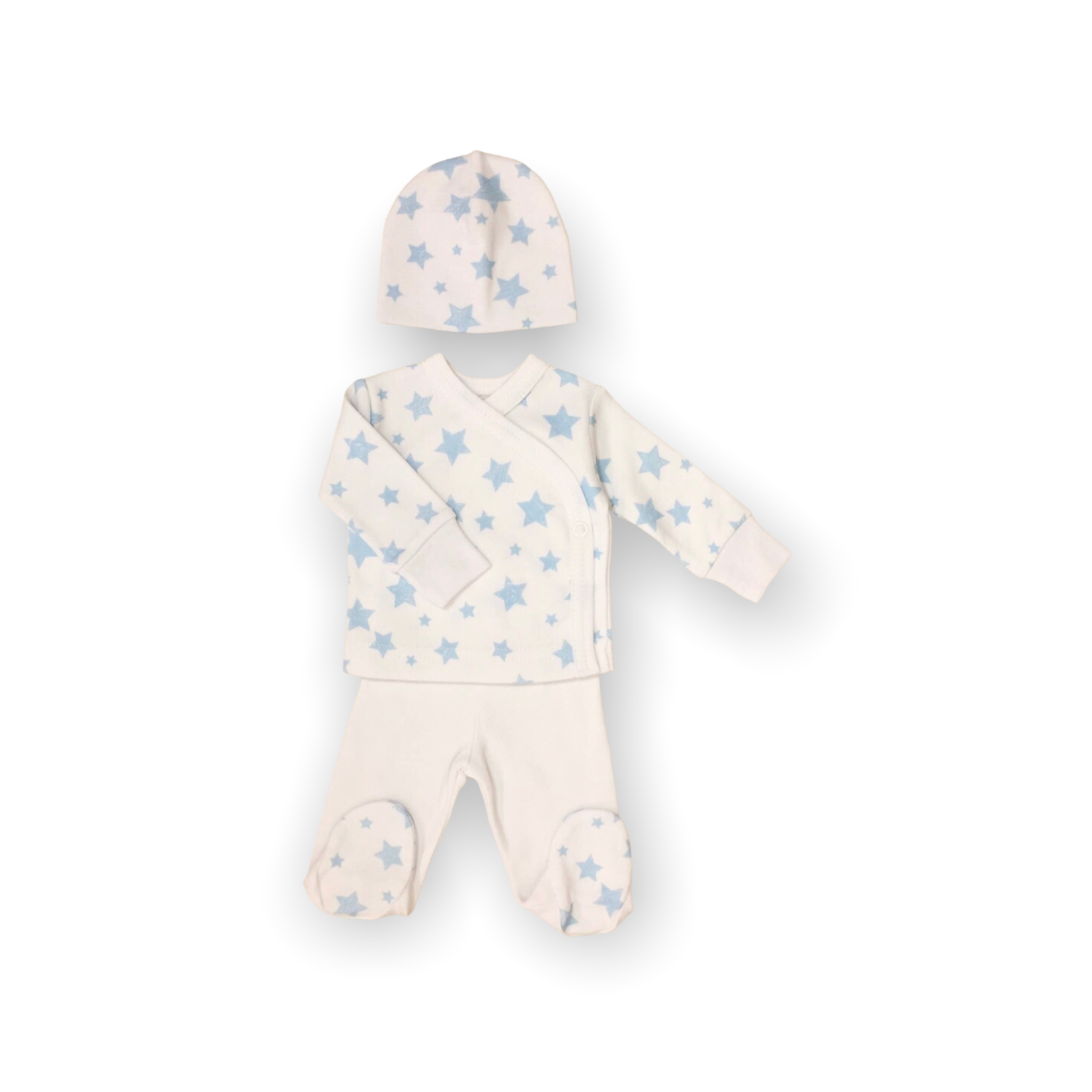 Itty Bitty Baby Preemie Blue Stars Layette Set (3-5lbs)