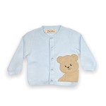 Zubels Blue Bear Cardigan (Size 6M)