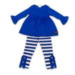 Millie Jay Bell Sleeve Royal Blue Set