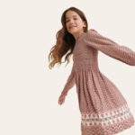 Mayoral Rosy Patterned Dress (Size 8)