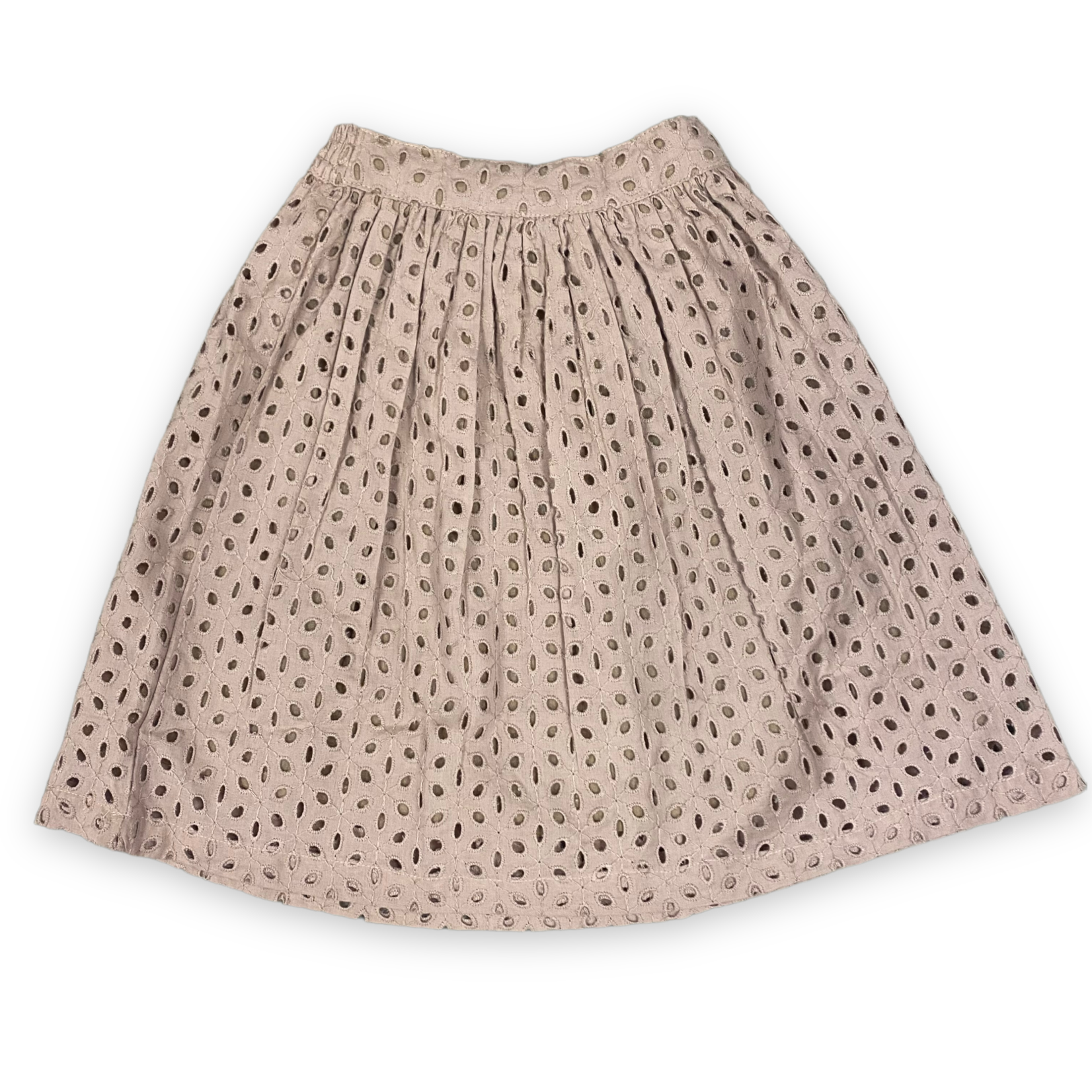 Yo Baby Tan Eyelet Skirt #22-923