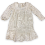 Yo Baby Crushed Velvet Dress - Ivory