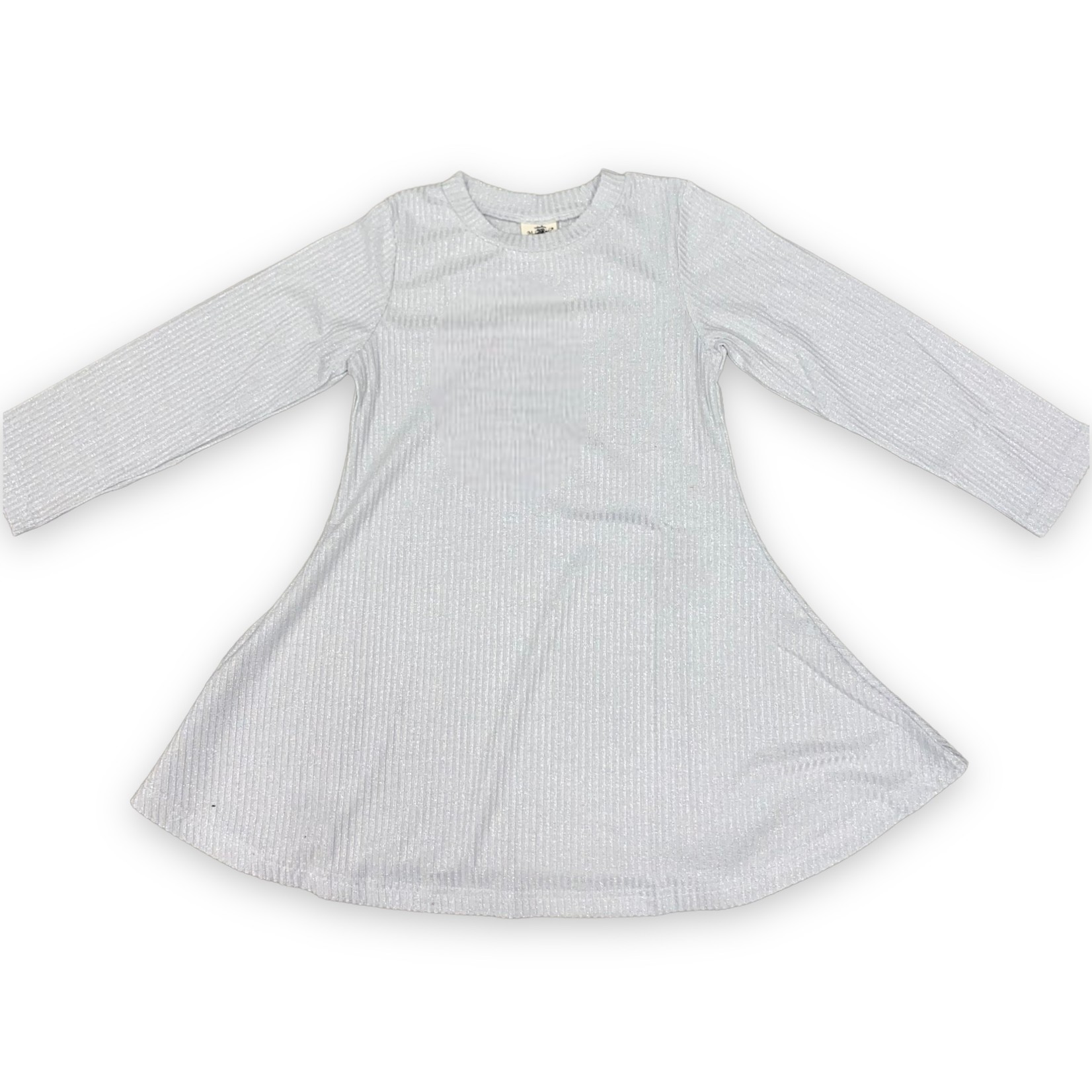 ML Kids Silver A-Line Dress #22-861