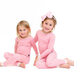 Sweet Bamboo Polka Hearts Pink Lounge PJ