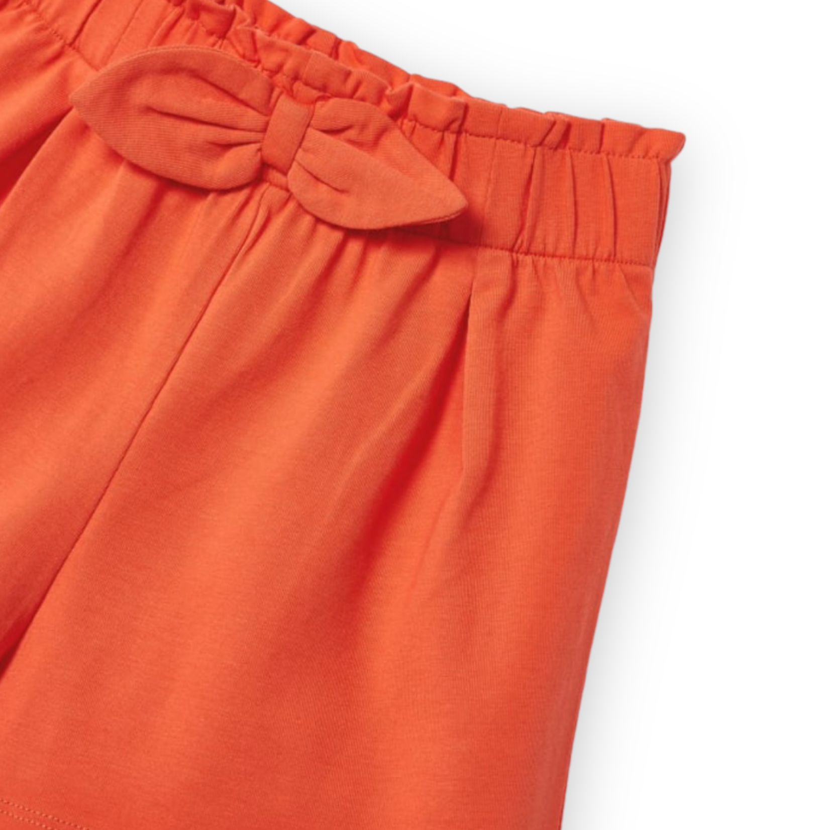 Mayoral High Waisted Cotton Short (Orange Size 8)
