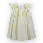 Charming Little One Spring Tulip Smocked Dress