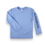 Rugged Butts Cornflower Blue Long Sleeve Rash Guard