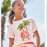 Mayoral Hippie Van Short Sleeve Top (Size 18)