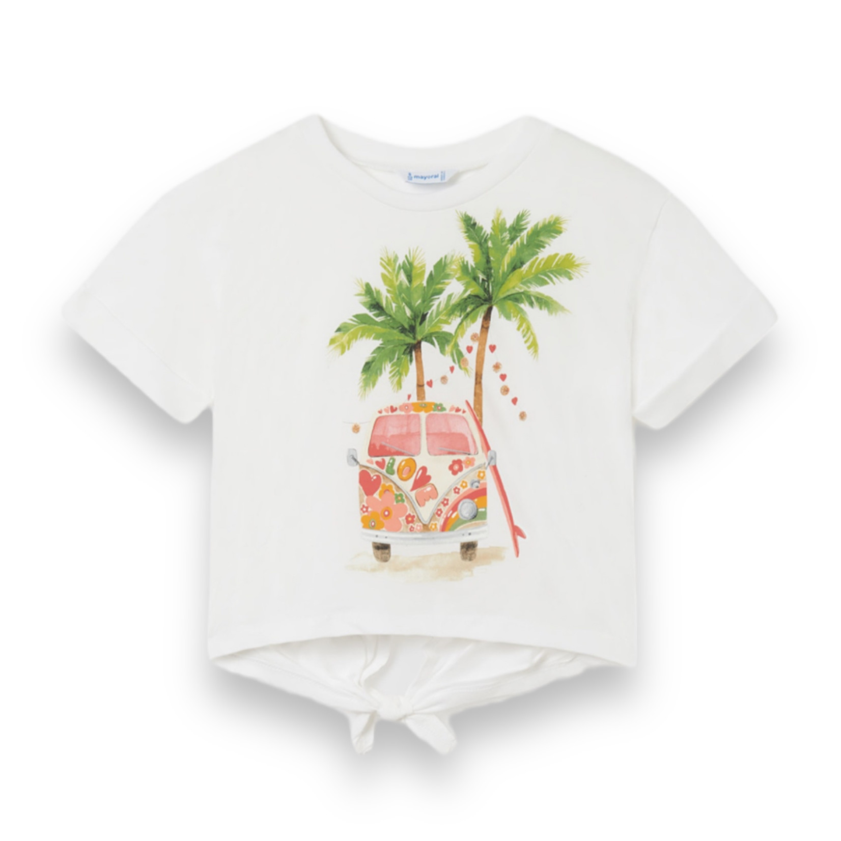 Mayoral Hippie Van Short Sleeve Top (Size 18)