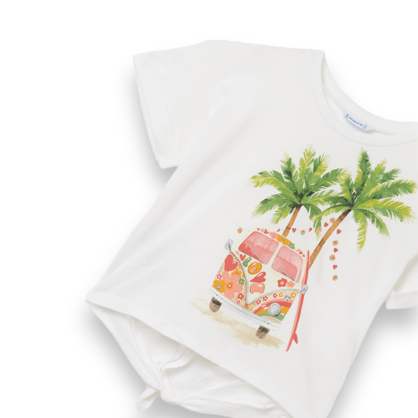 Mayoral Hippie Van Short Sleeve Top (Size 18)
