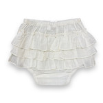 Yo Baby Ivory Ruffle Diaper Cover