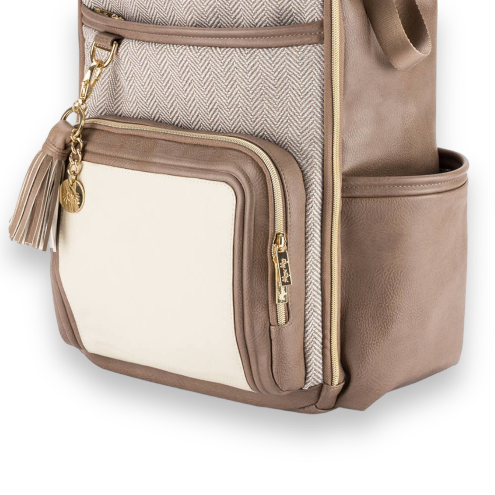 Itzy Ritzy Vanilla Latte Boss Plus Backpack Diaper Bag