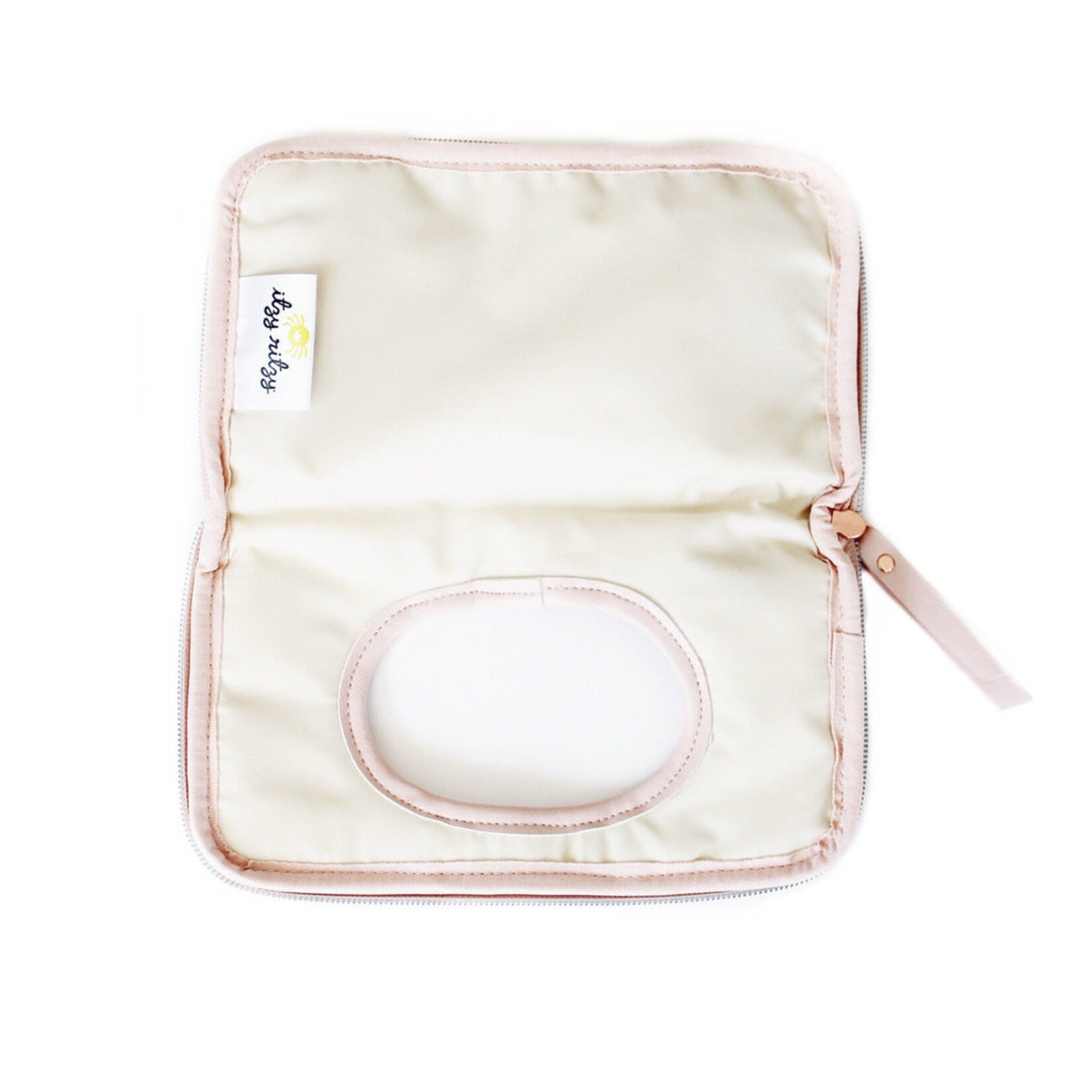 Itzy Ritzy Blush Travel Wipes Case