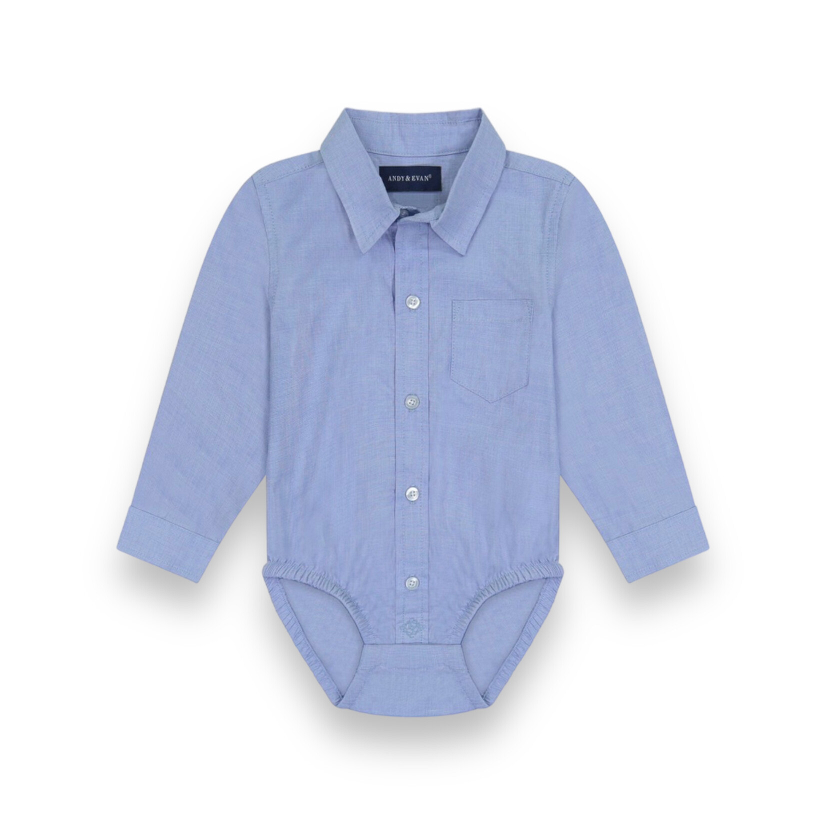 Andy & Evan Blue Button Down L/S Shirt