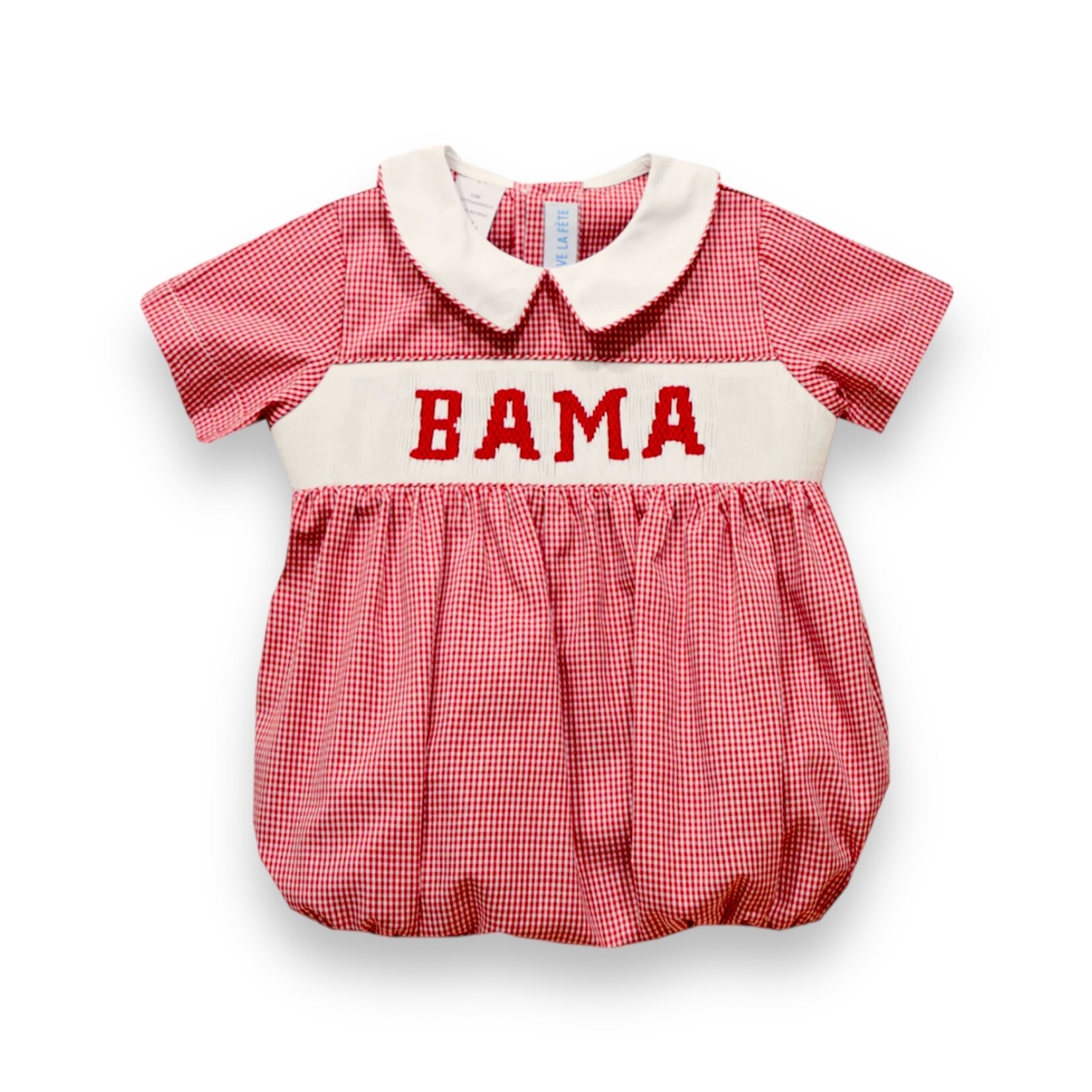 Alabama Smocked Boy Bubble