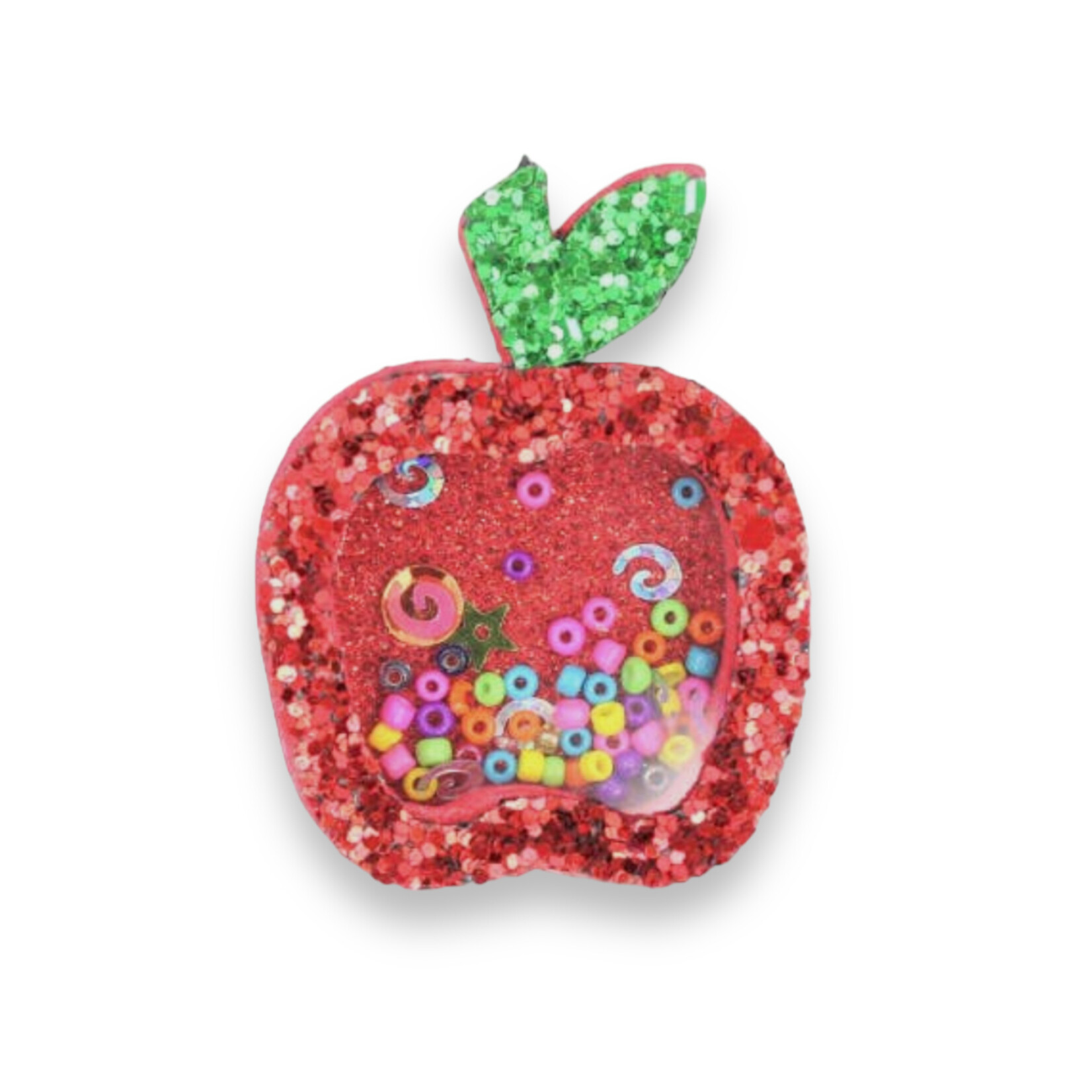 Glitter Apple Shaker