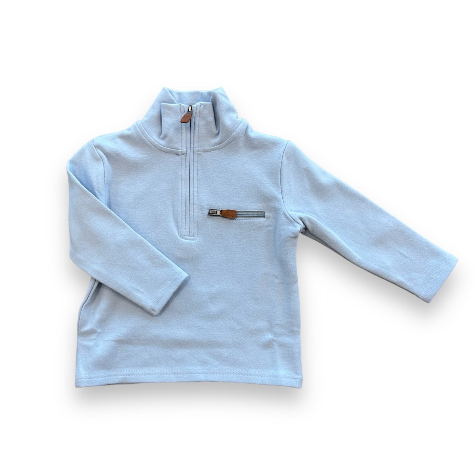 Millie Jay Kingston Lt. Blue 1/4 Zip Pullover