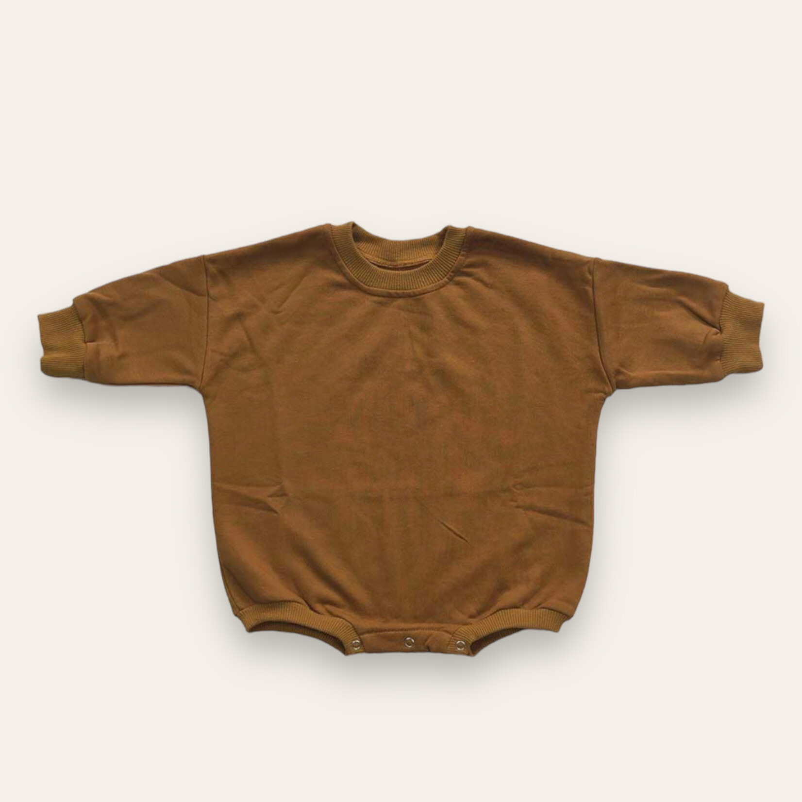 Sweater Romper - Camel