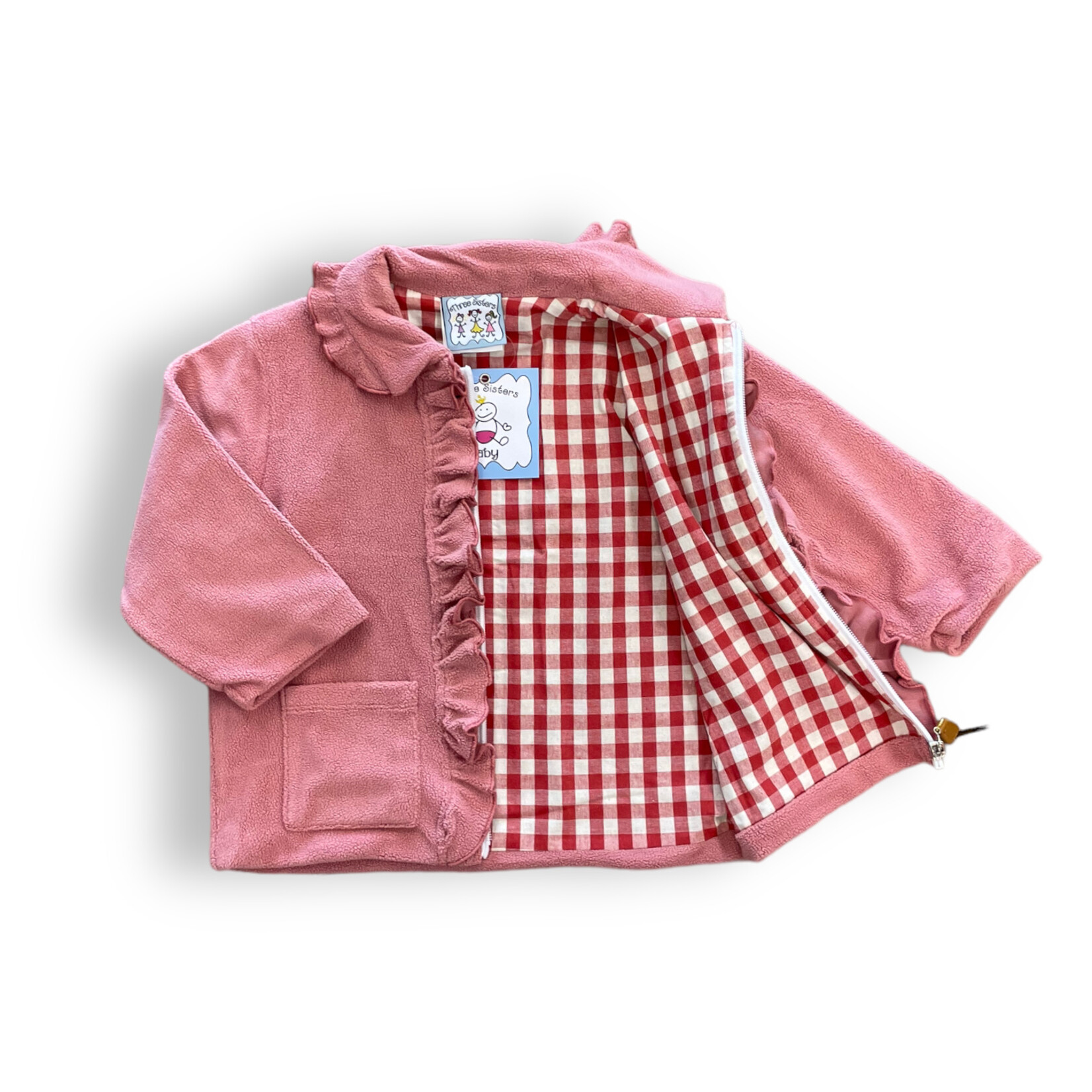 Three Sisters Pink Reese Ruffle Jacket