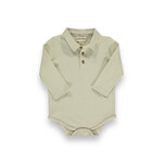 Me & Henry Cream Seymour Polo Onesie
