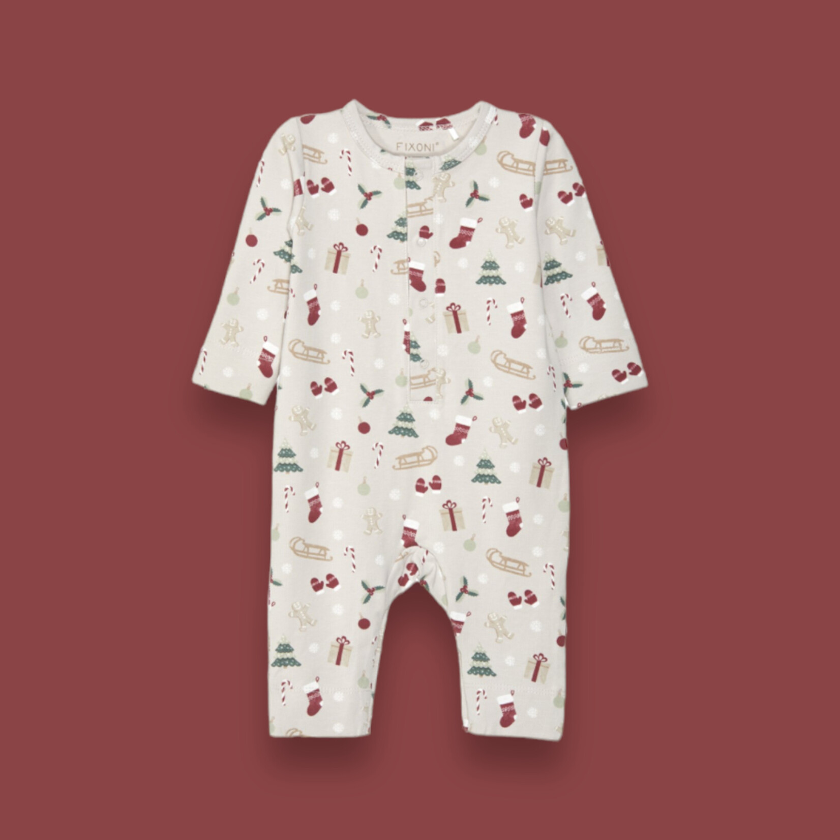 Fixoni Romper - Christmas Print (Size 24M)