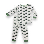 Sweet Bamboo Green Tractor Lounge Pajama