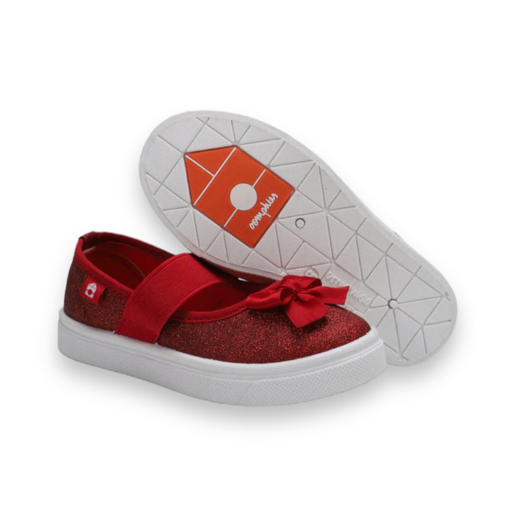 Oomphies Red Glitter Quinn Shoes