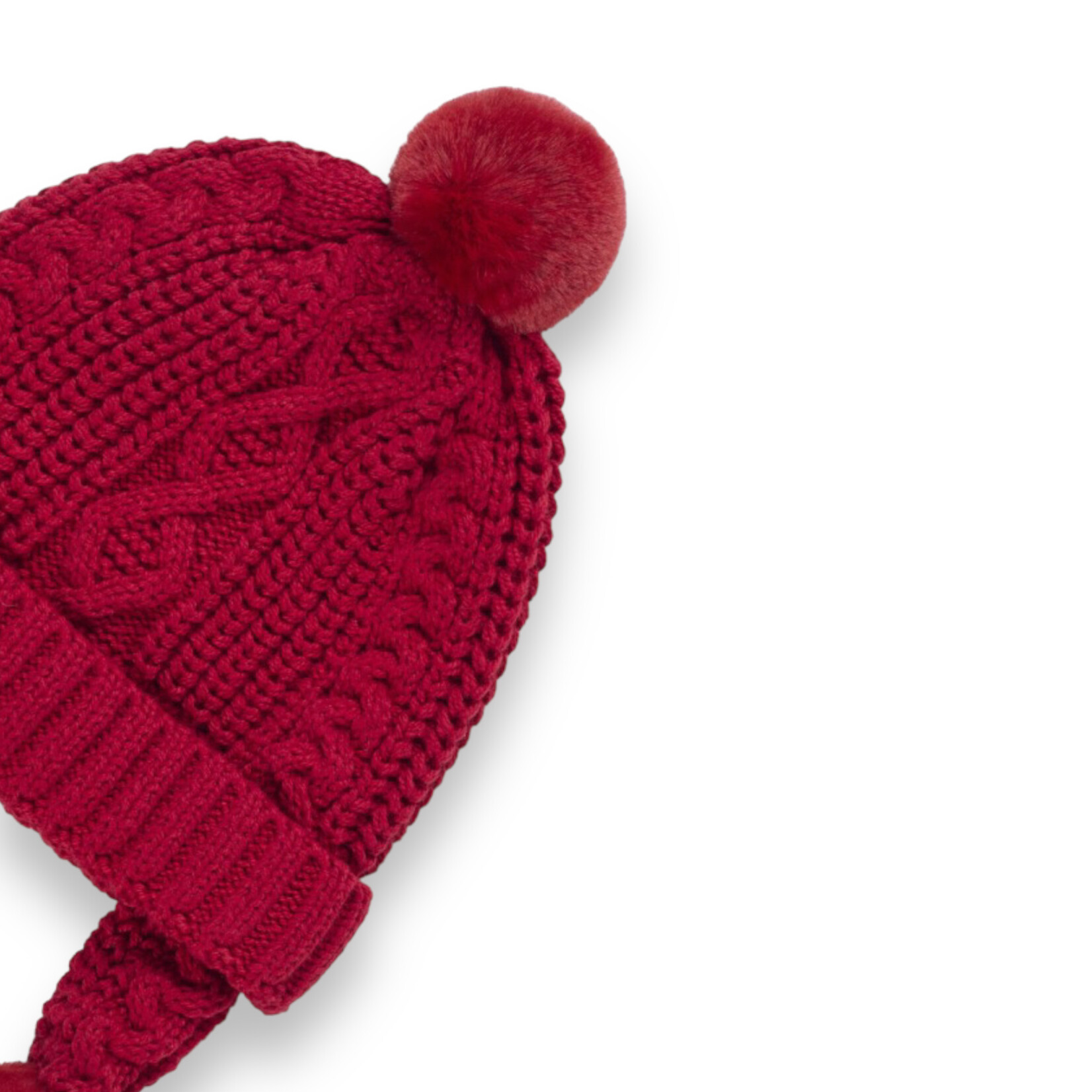 Mayoral Knit Hat & Mittens Set - Red