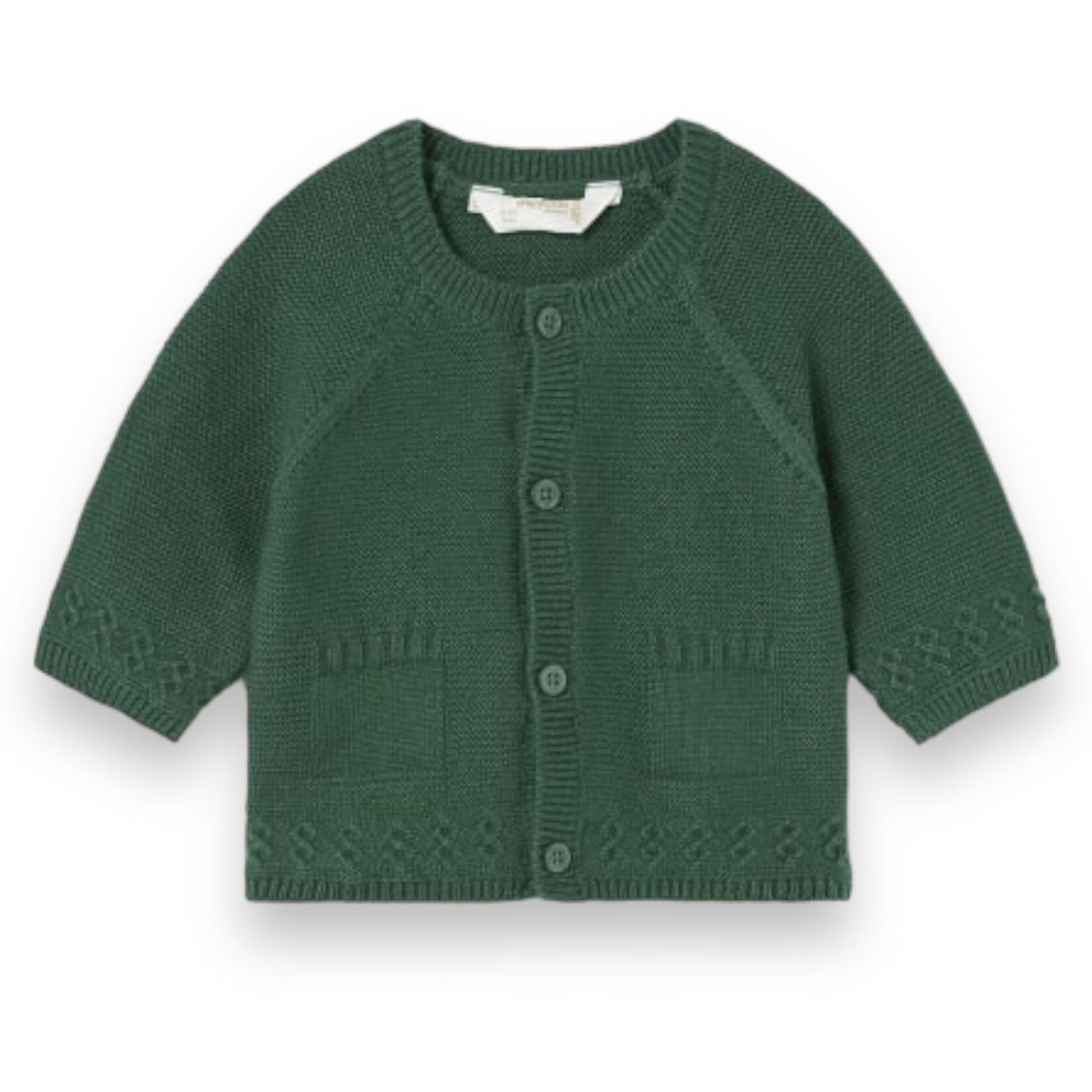 Mayoral Knit Cardigan Green