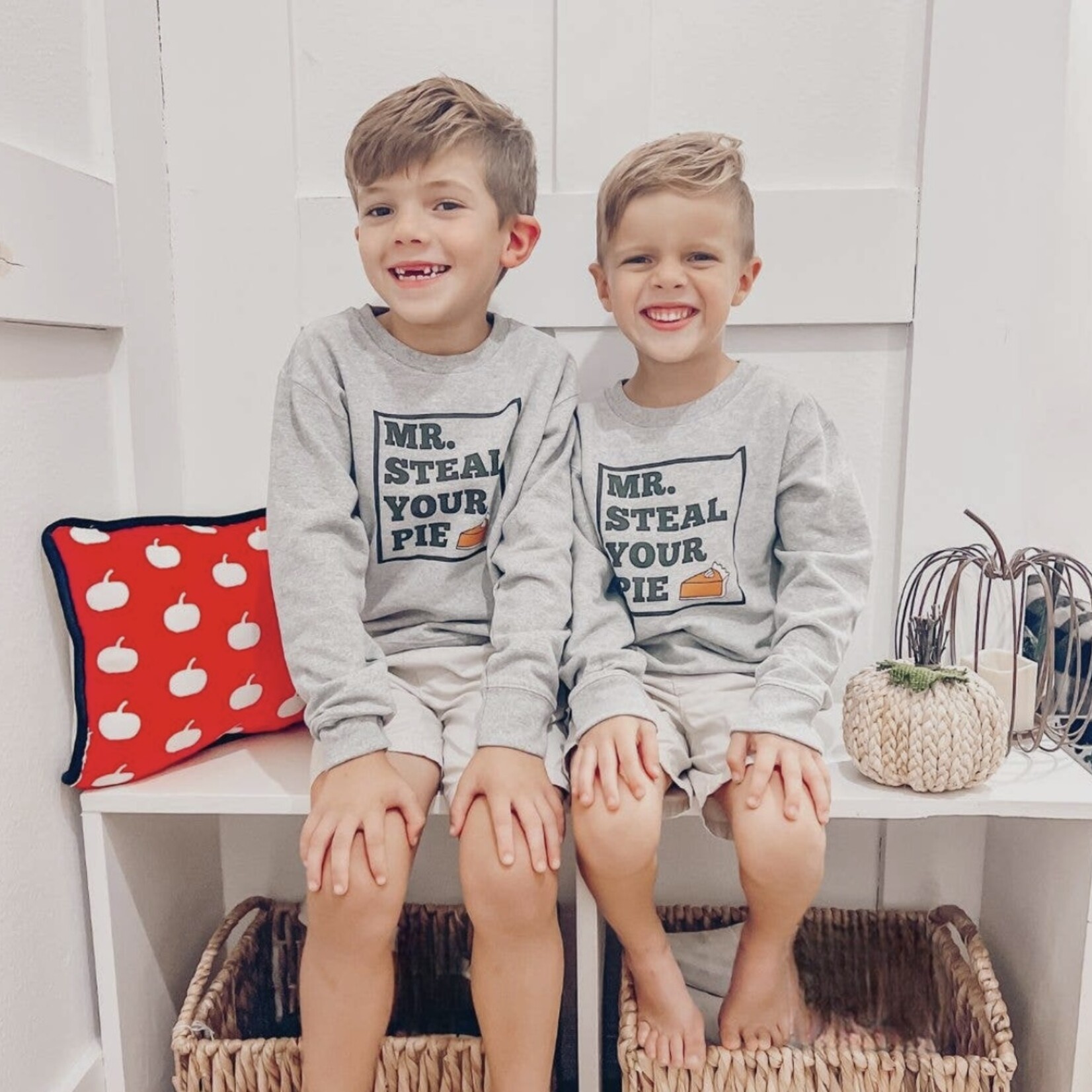 Sweet Wink Mr. Steal Your Pie Crewneck