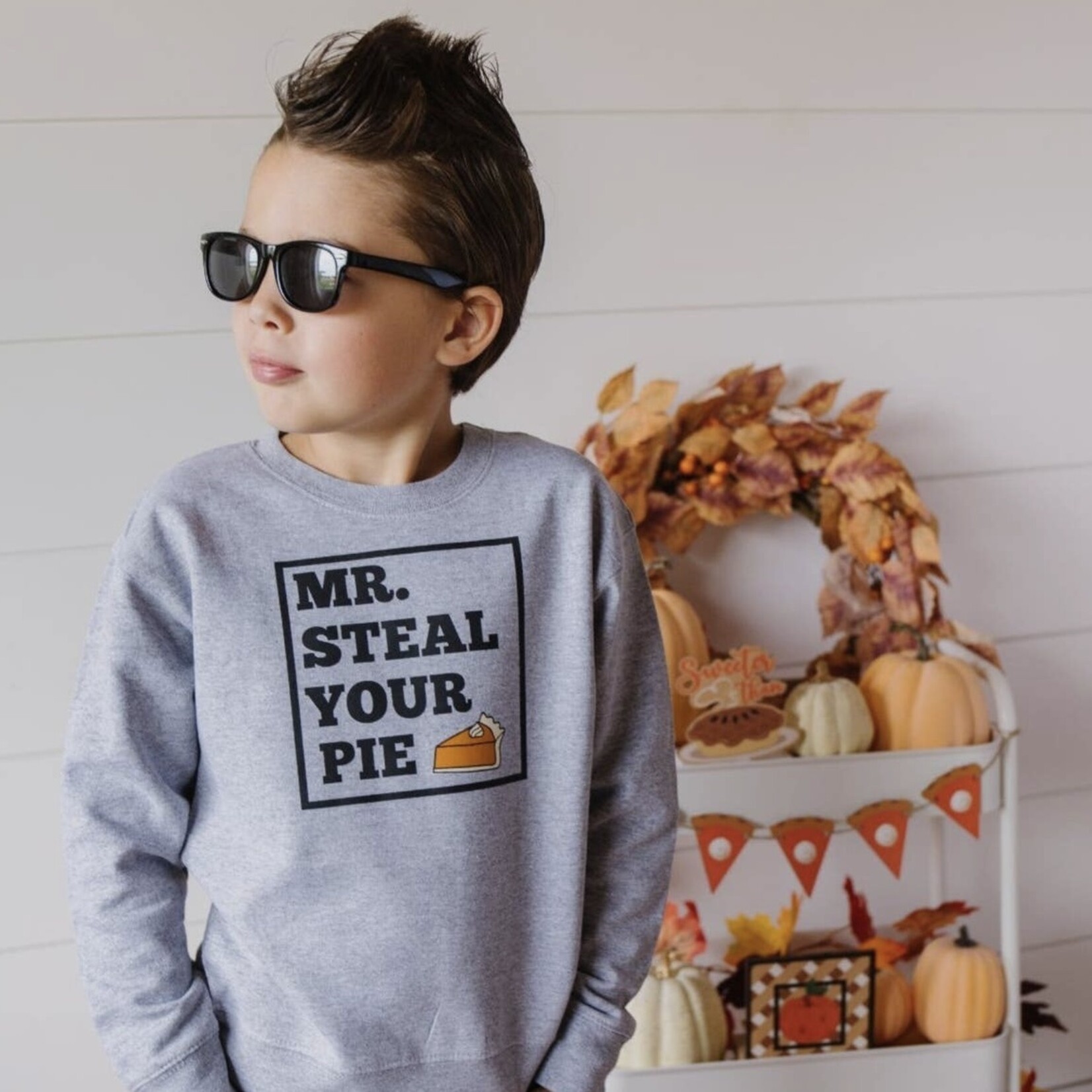 Sweet Wink Mr. Steal Your Pie Crewneck
