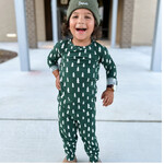 Brave Little Ones Christmas Trees Ribbed Set (Size 2T)