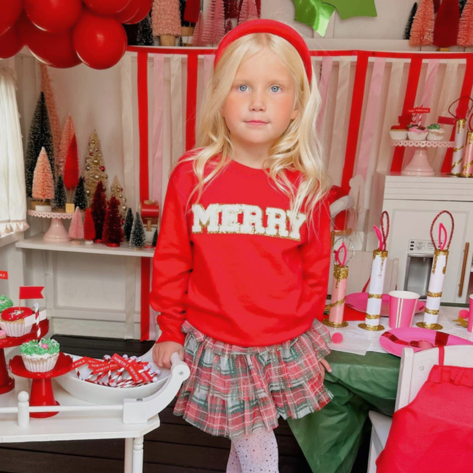 Sweet Wink Merry Chenille Sweatshirt (Size 2T)