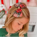 Sweet Wink Christmas Plaid Tulle Bow