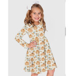Pretty Pumpkin Bamboo Twirl Dress