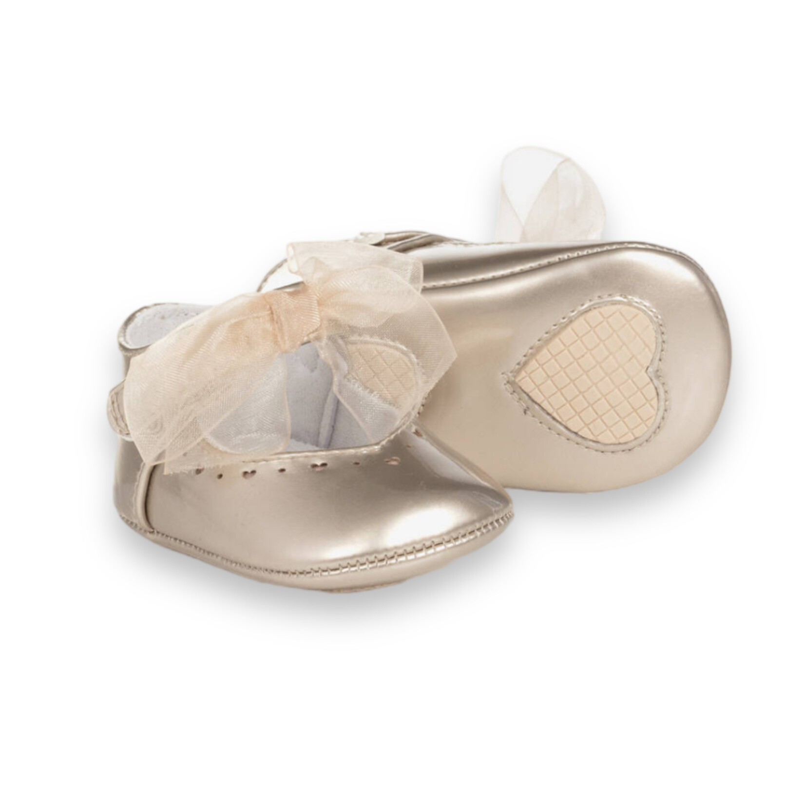 Mayoral Dressy Mary Jane Shoe - Light Gold