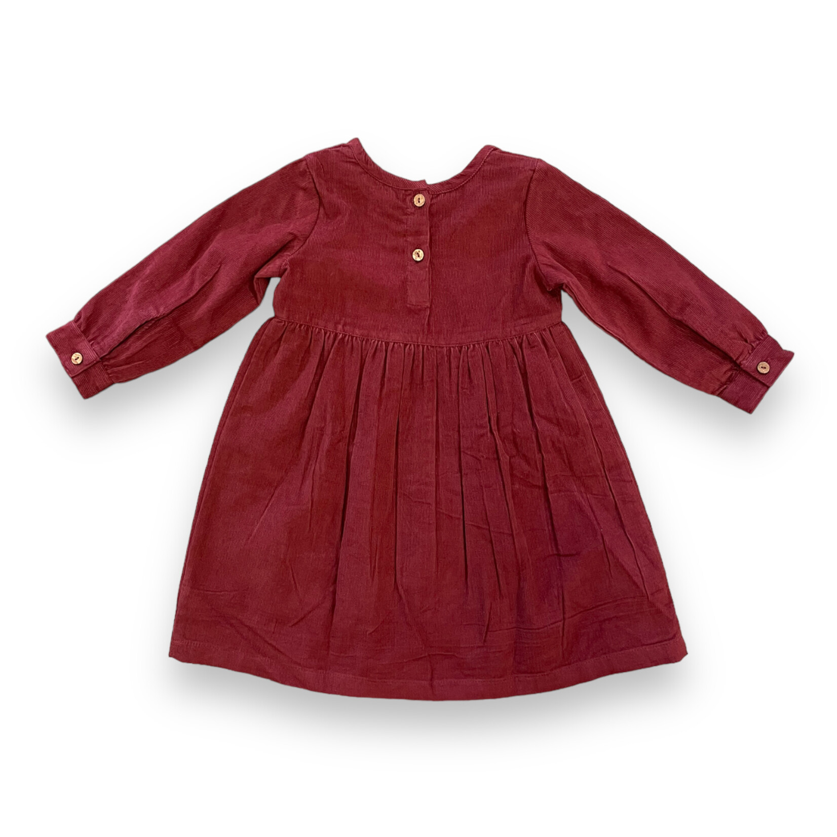 Yo Baby Corduroy Dress - Wine