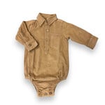 Yo Baby Corduroy Onesie - Camel