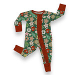 Charlie's Project Christmas Cookies Bamboo Zippy Romper