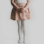 White Cable Knit Tights - Size 3-4Y