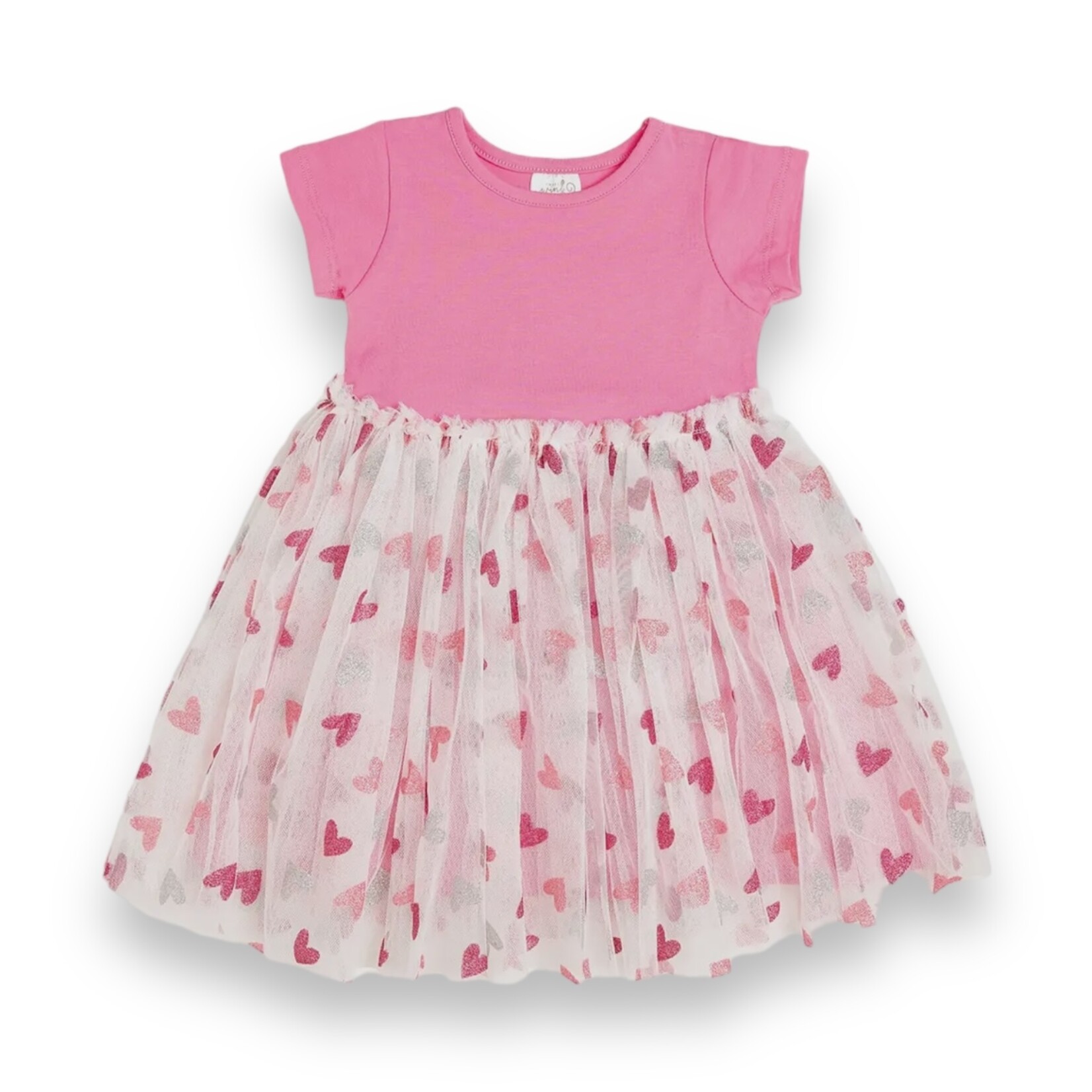 Sweet Wink Glitter Heart Tutu Dress