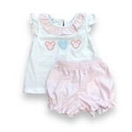 City Beautiful Pastel Mouse Bloomer Set - 18M
