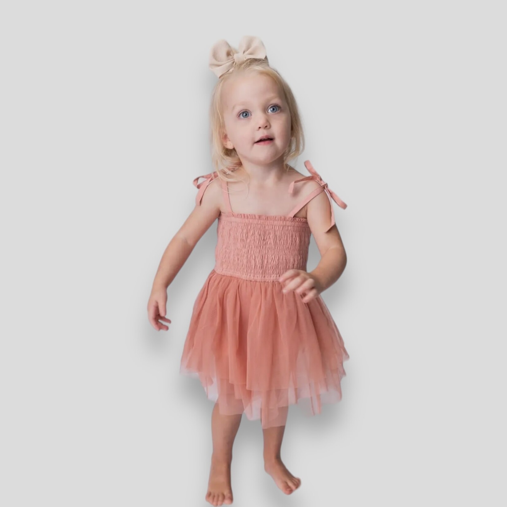 Yo Baby Tulle Bubble Dress - Rose