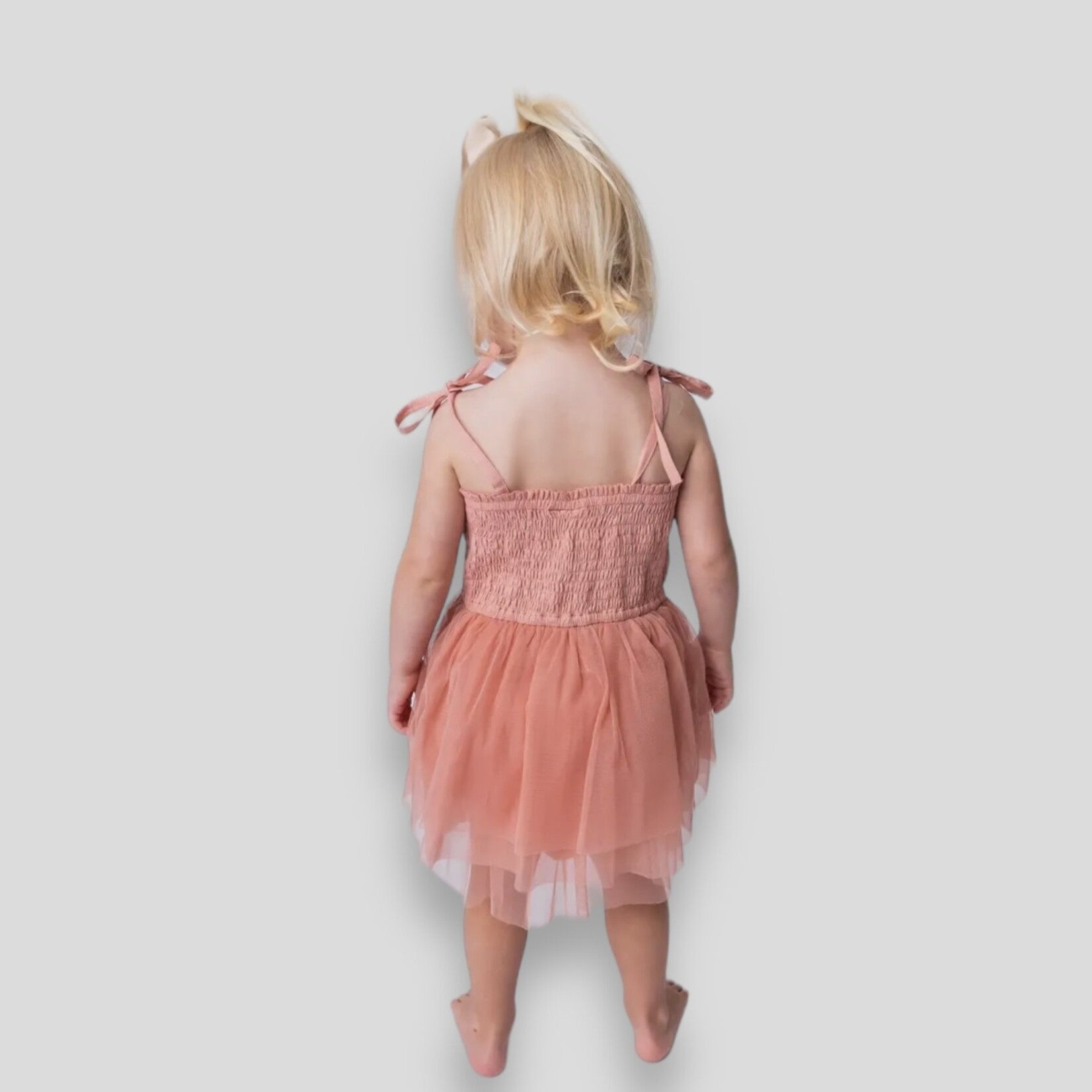 Yo Baby Tulle Bubble Dress - Rose