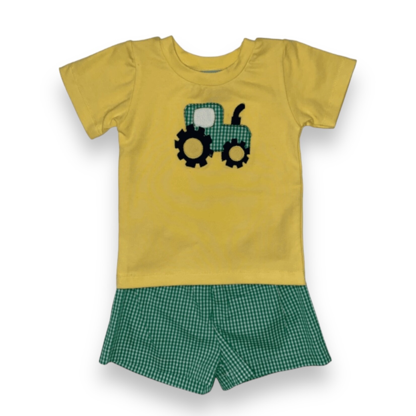 Three Sisters Tractor App Boy Short Set (Size 4T)