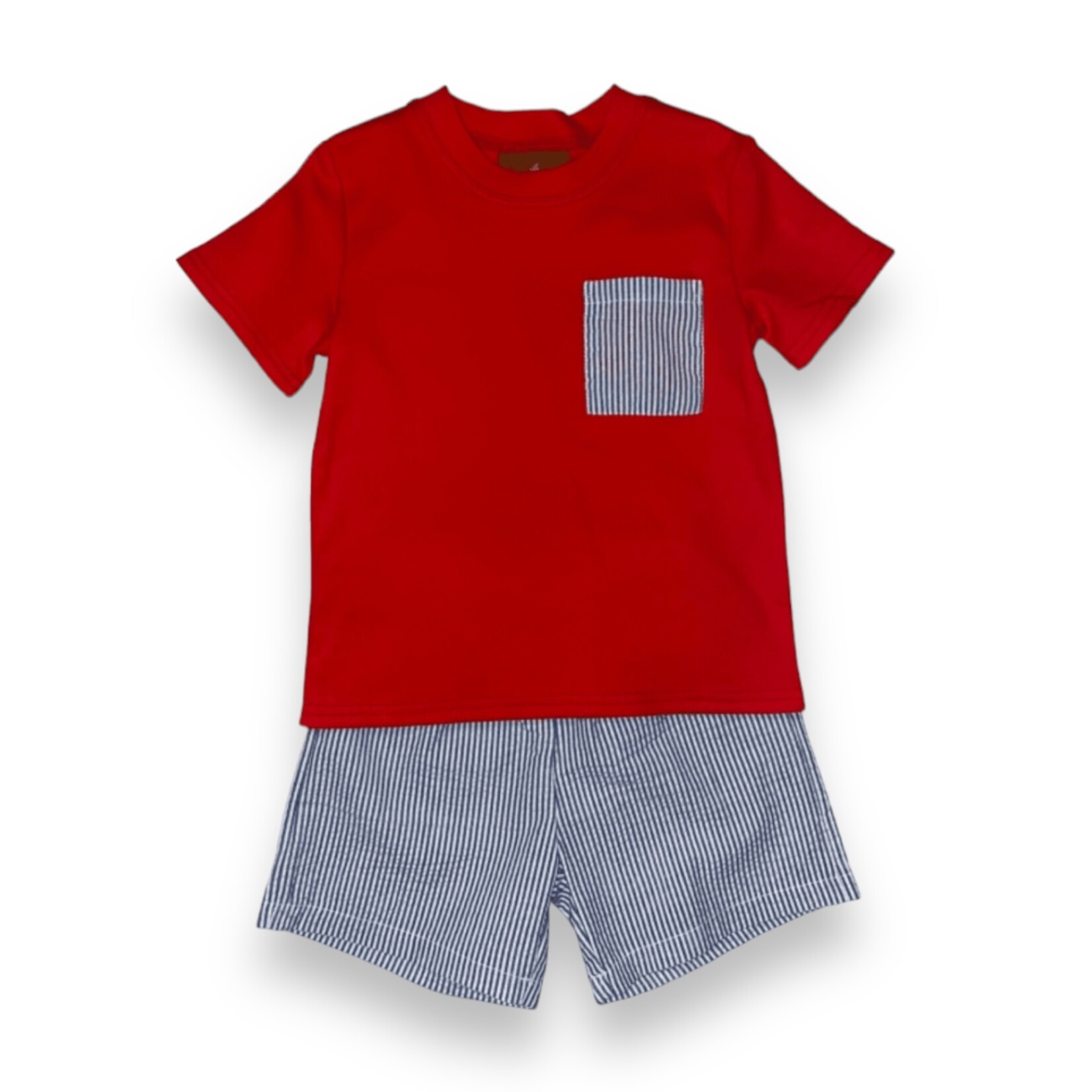 Millie Jay Hudson Red/Blue Short Set