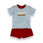 Three Sisters Baseball App Boy Short Set