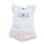 Sweet Dreams Happy Birthday Smocked Short Set